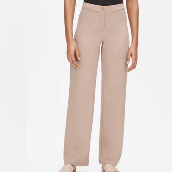 Eileen Fisher Flex Tencel Ponte Straight Pant - Color Zinc